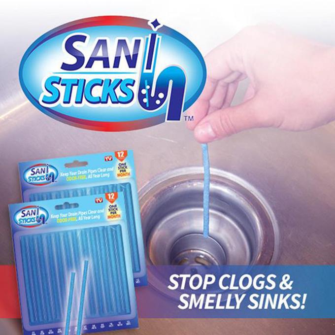Que thông tắc cống và ngăn mùi hôi sani sticks ca1201
