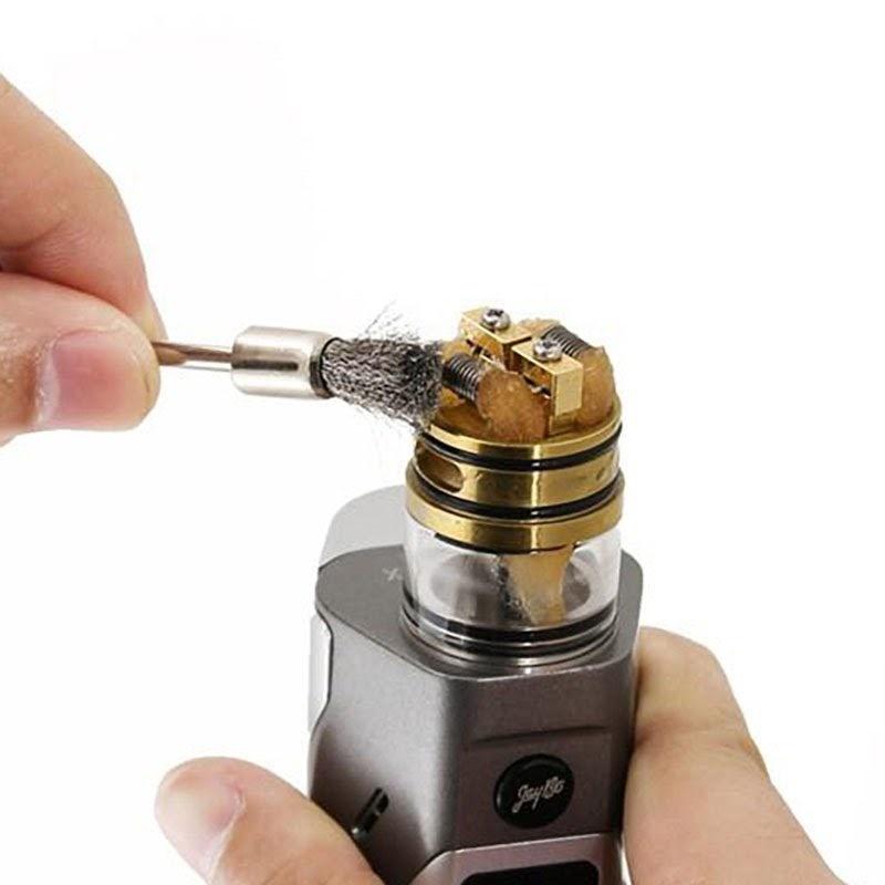 Chổi vape vệ sinh coil cho tank RDA / RTA - Chất liệu kim loại (Hàng nhập)
