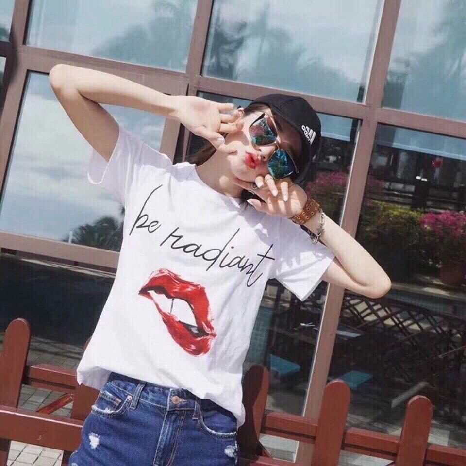 Áo thun nữ in hình độc đáo