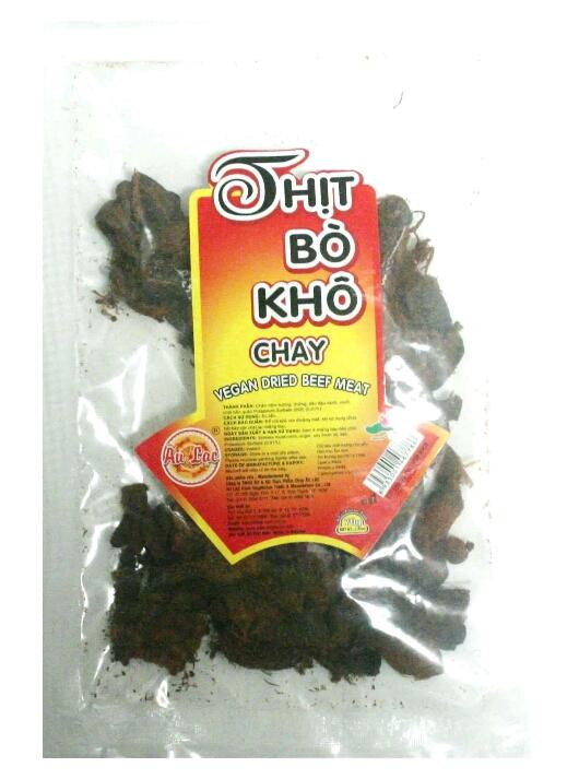 Thịt bò khô không cay chay âu lạc