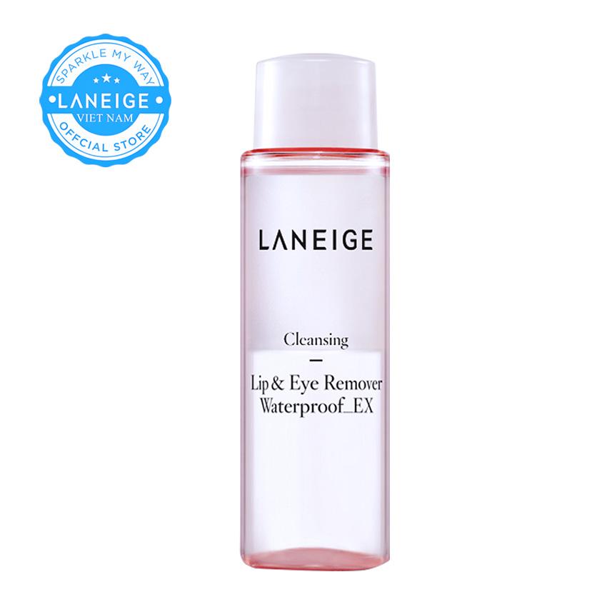 Nước tẩy trang vùng mắt và môi Laneige phiên bản Miniature Lip & Eye Remover Waterproof_Ex 50ml