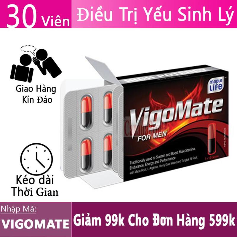 Viên uống điều trị rối loạn cương và yếu sinh lý cho nam giới Vigomate 30 Viên nhập khẩu