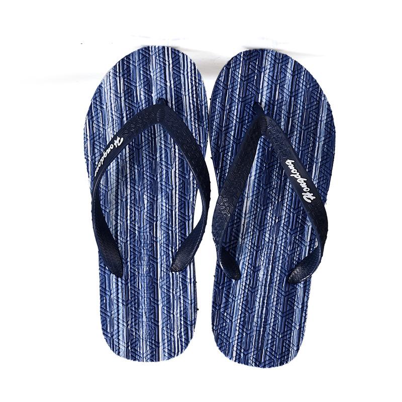 Dép tông/Dép đi biển/Dép lê/Kẹp nam, phối màu, màu đen, mẫu mới