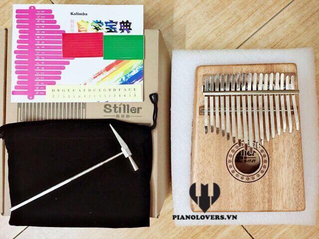 Đàn kalimba gỗ mèo đôi stiller 17 phím giá tốt - hàng có sẵn.