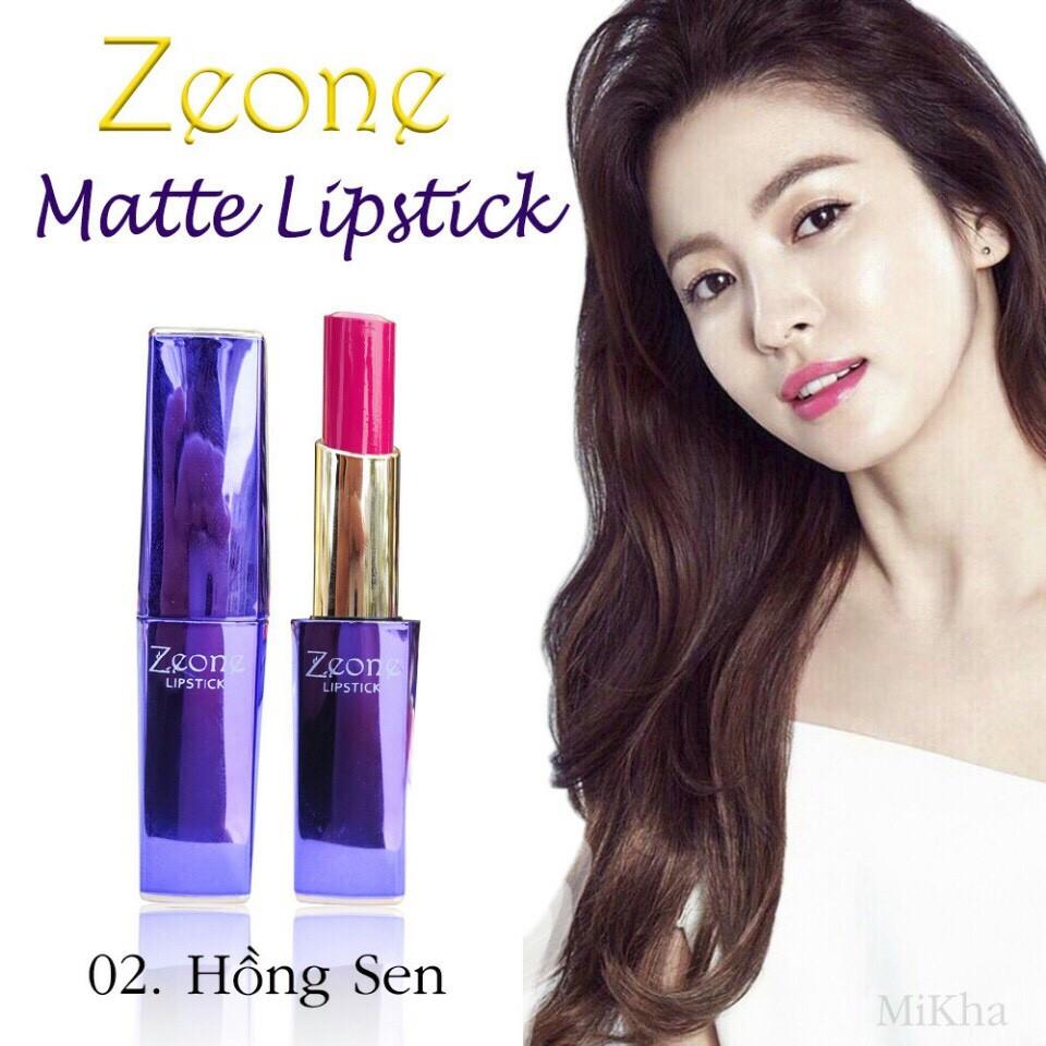 [HCM]Son Môi Zeone Cao Cấp màu hồng sen Hàn Quốc