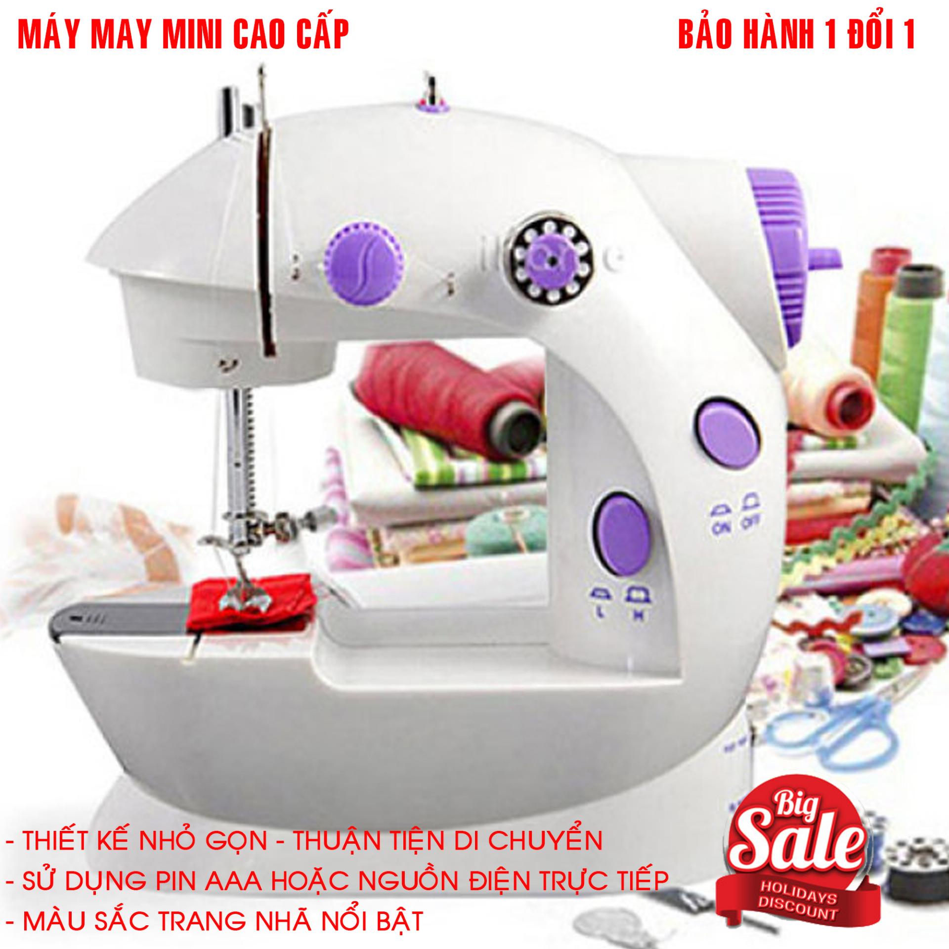 Nen mua may may gia dinh loai nao máy may mini tiện dụng kiểu dáng ưa chuộng nhất - bảo hành 1 đổi 1