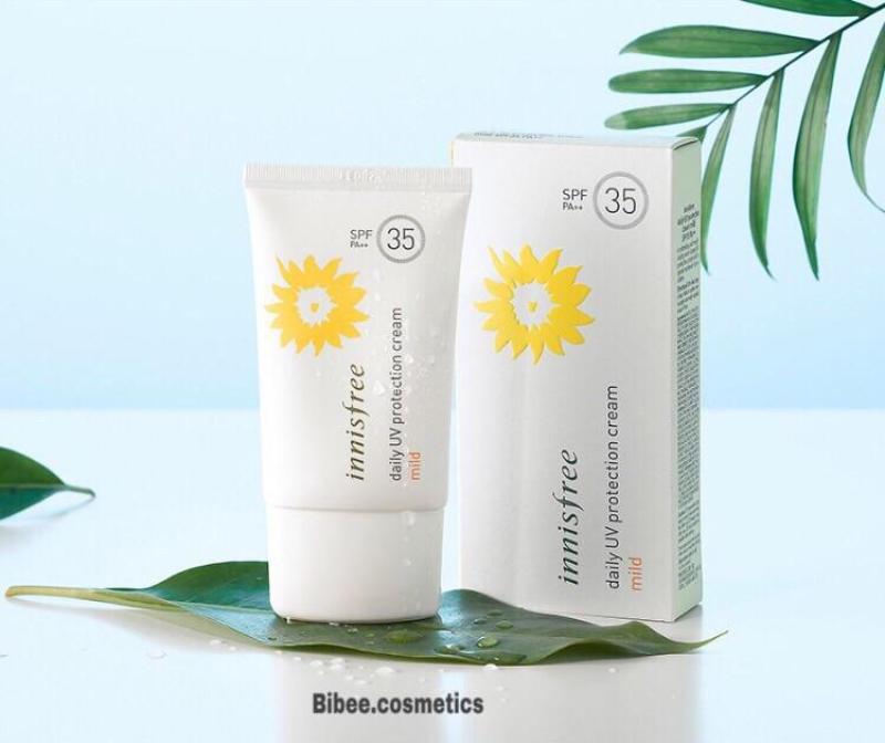 Kem Chống Nắng Dịu Nhẹ dùng hàng ngày Innisfree Daily UV Protection Cream Mild SPF35 PA++ nhập khẩu