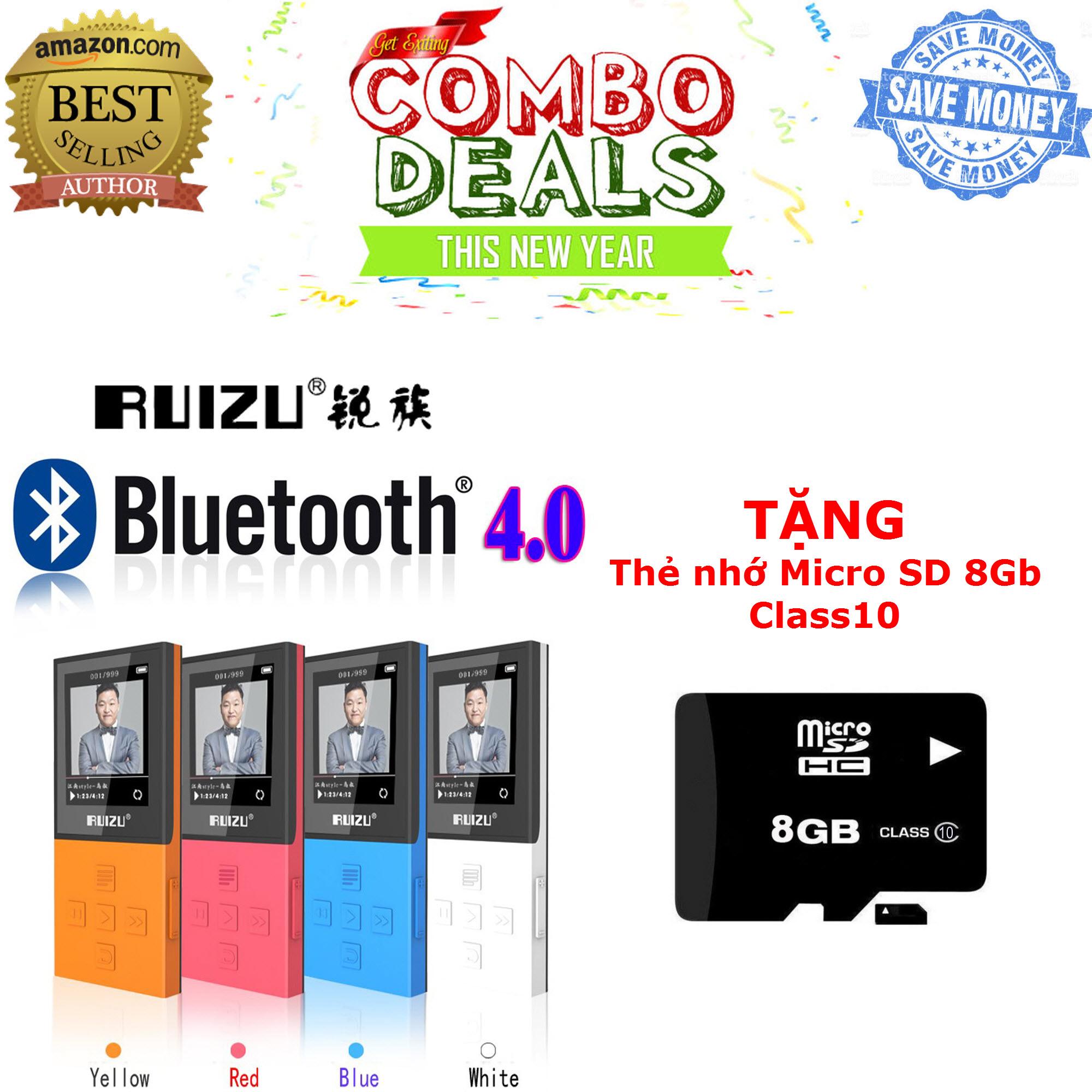 Máy nghe nhạc bluetooth lossless Ruizu X18 + TẶNG kèm thẻ nhớ micro SD 8Gb Class 10