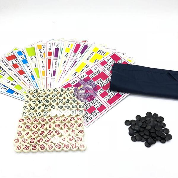 Cờ Lô Tô cao cấp 90 số bằng giấy và Melamine Liên Hiệp Thành chơi loto - Trò chơi kêu Lô Tô