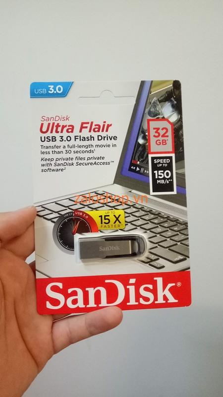 Usb 3.0 sandisk cz73 ultra flair 32gb