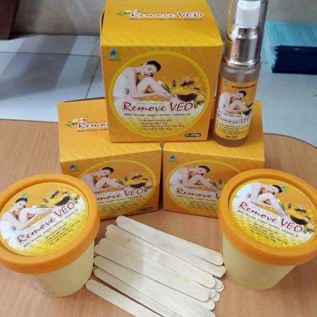 Bộ wax lông + tinh chất triệt lông Veo