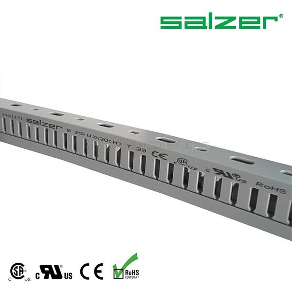 Máng nhựa đi dây 25x30x1700mm - Máng nhựa Salzer Ấn Độ - Máng đi cáp 25x30 - Ống nhựa răng lược đi dây điện 25x30mm