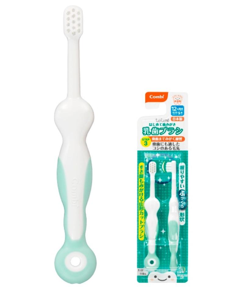 Bộ 02 bàn chải đánh răng lông mềm bước 3 Combi - Japan