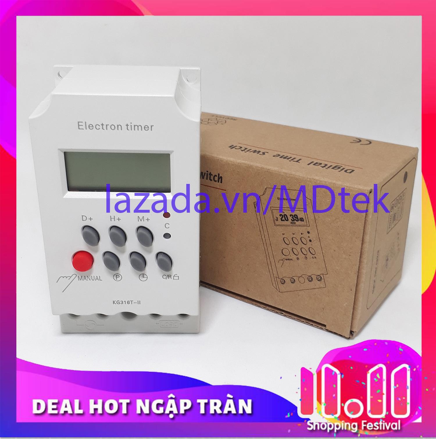 Công tắc hẹn giờ thông minh 17 chương trình KG 316T-II