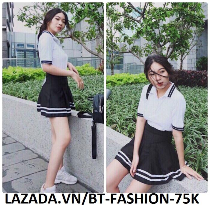 Chân Váy Ngắn Xếp Ly Lưng Cao Thời Trang Hàn Quốc - BT Fashion (VA02)