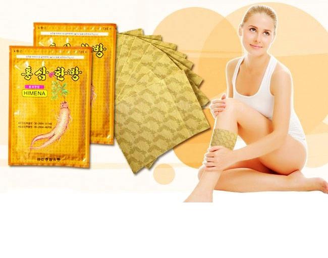 [HCM]Cao dán hồng sâm – miếng dán giảm đau của Hàn Quốc gói 20 miếng