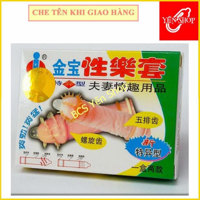Bao cao su gai râu tăng hưng phấn - Hộp 2c