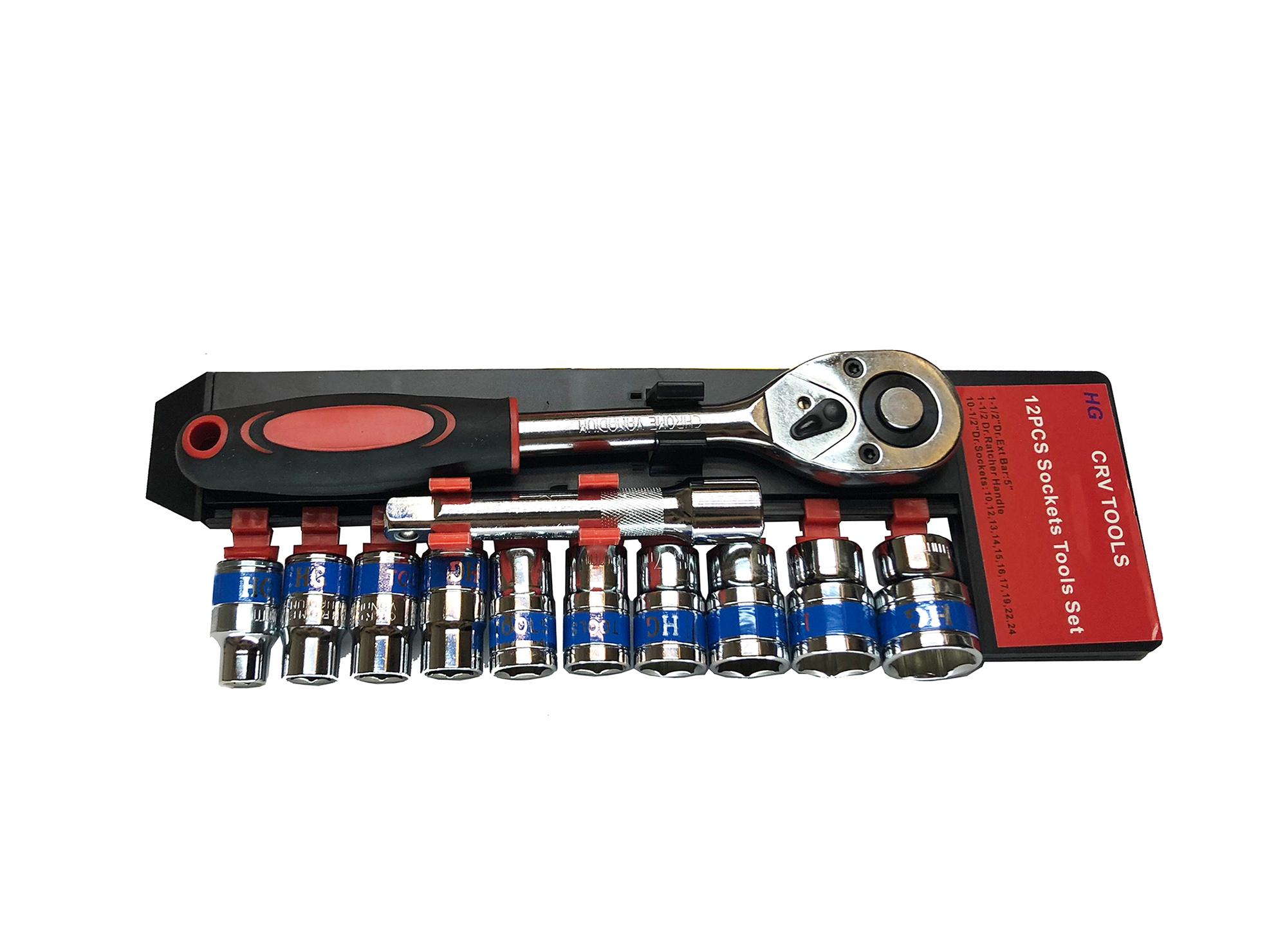 Bộ dụng cụ 1/2 mở bu lông, bộ khẩu mở ốc 1/2 đa năng 24mm - Loại tốt vặn không trờn
