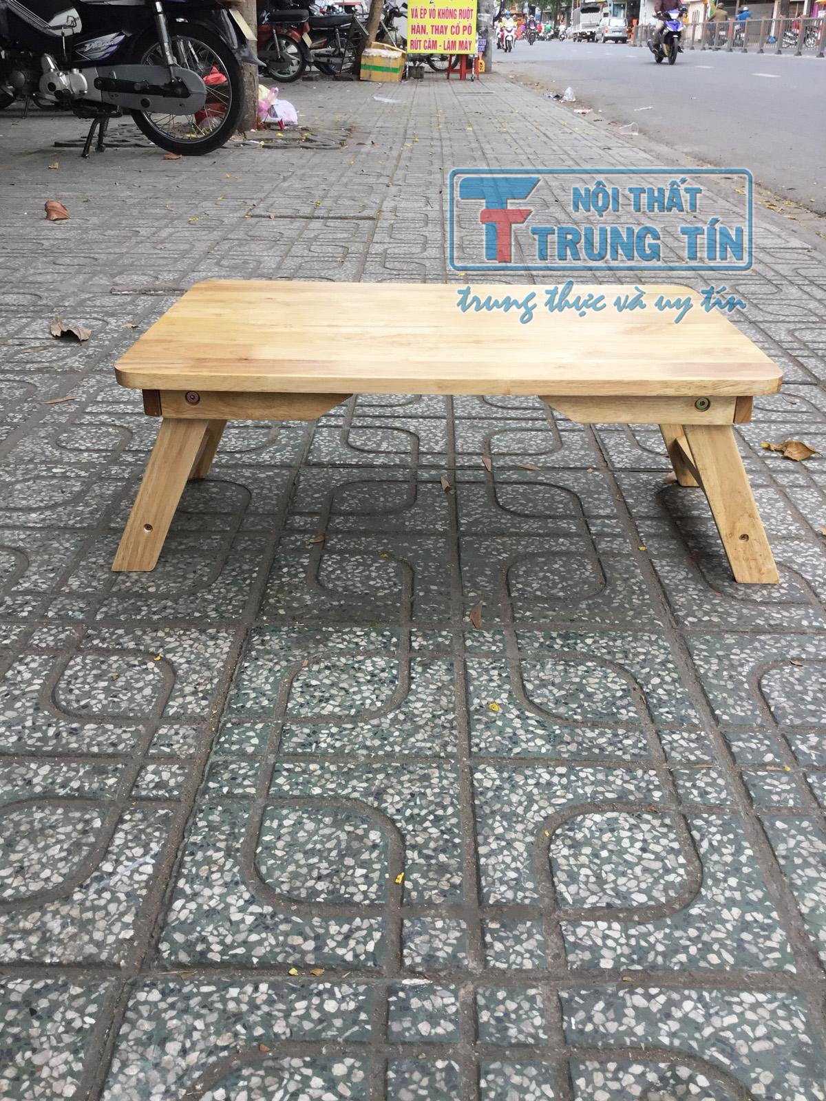 Bàn laptop gỗ cây 40*60 cm