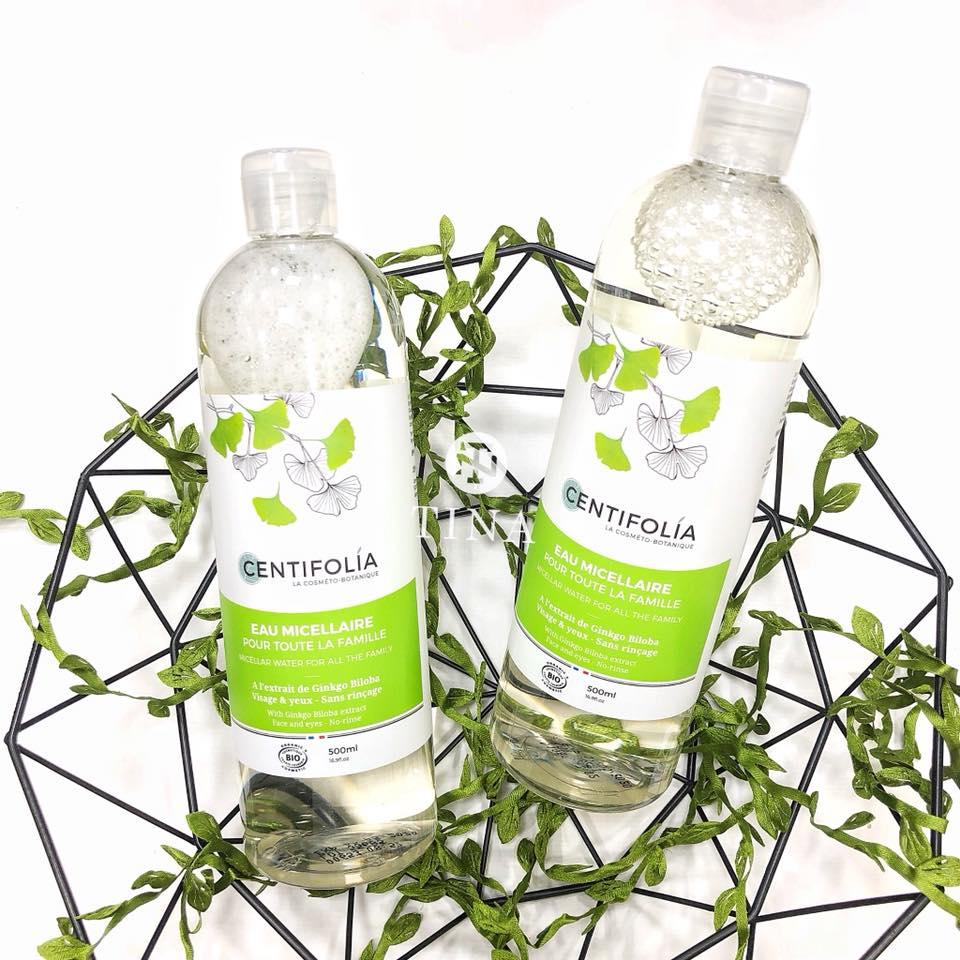 Nước tẩy trang rau má centifolia pháp