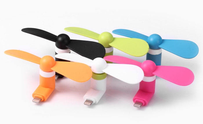 Quạt Mini Silicon gắn Iphone Ipad Ipod độc đáo