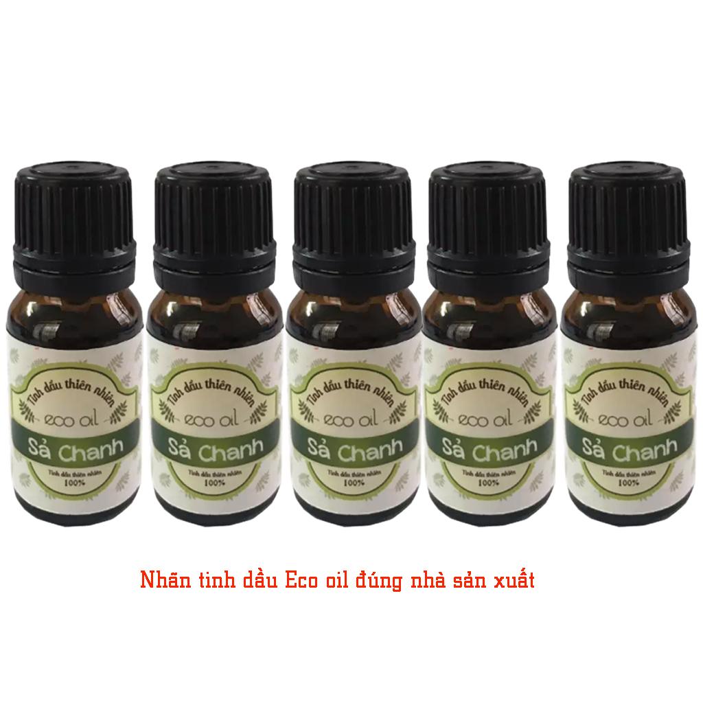Combo 5 chai tinh dầu sả chanh Eco oil 10ml