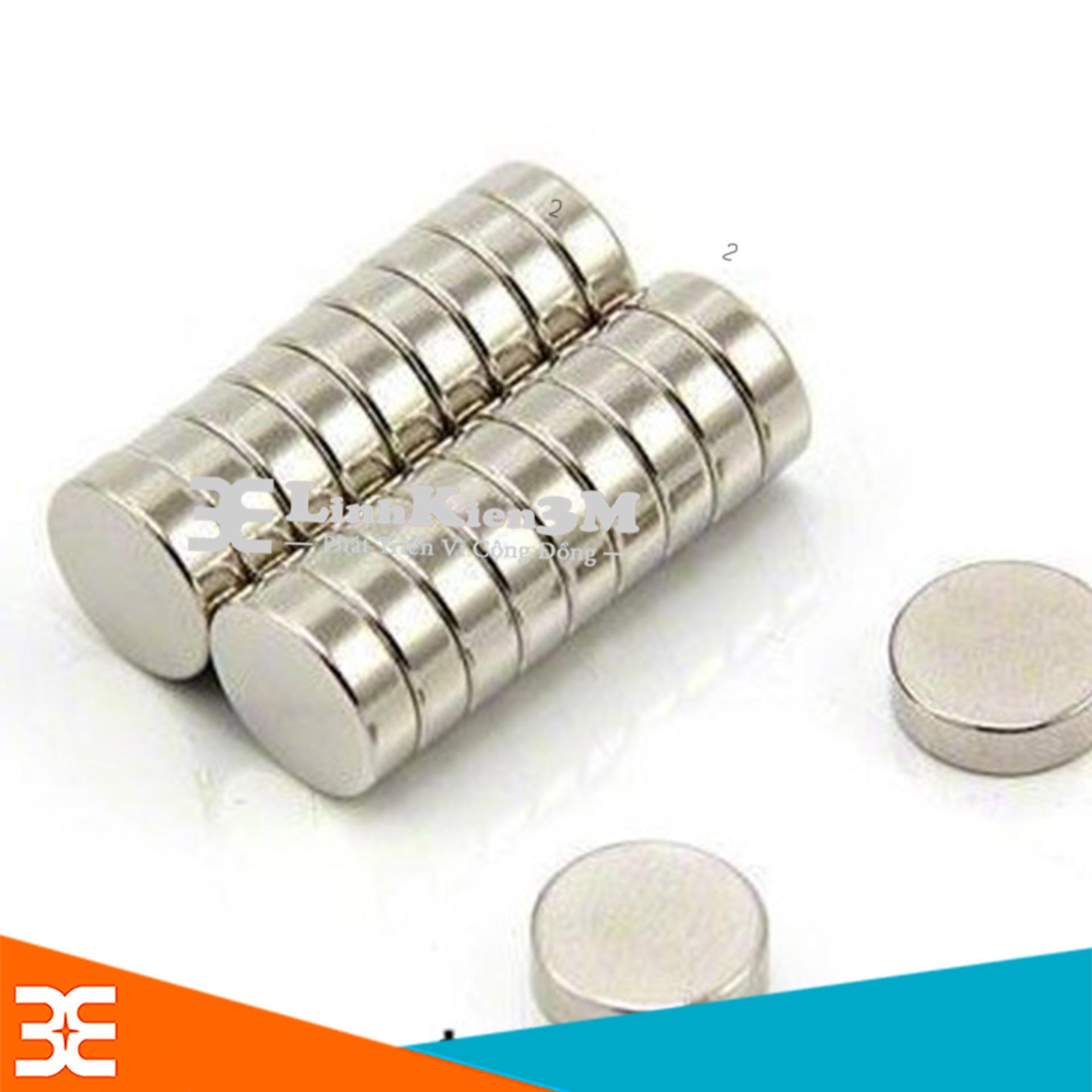 Bộ 2 Viên Nam Châm Đất Hiếm 12x5mm ( Từ Tính Hút Cực Mạnh )