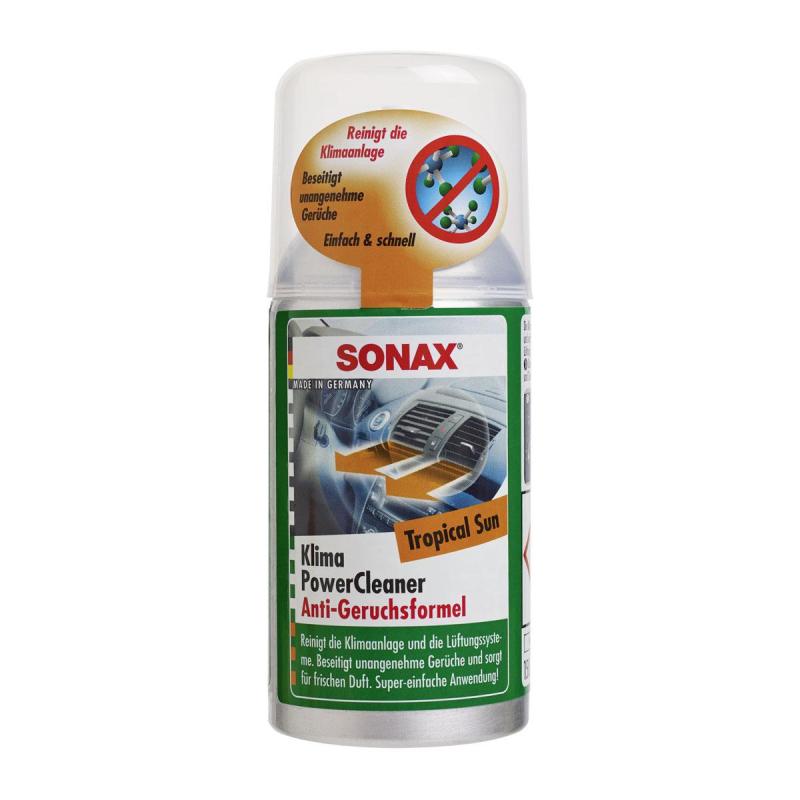 Khử mùi diệt khuẩn điều hòa xe hơi Sonax Car A/C cleaner Tropical Sun 100ml