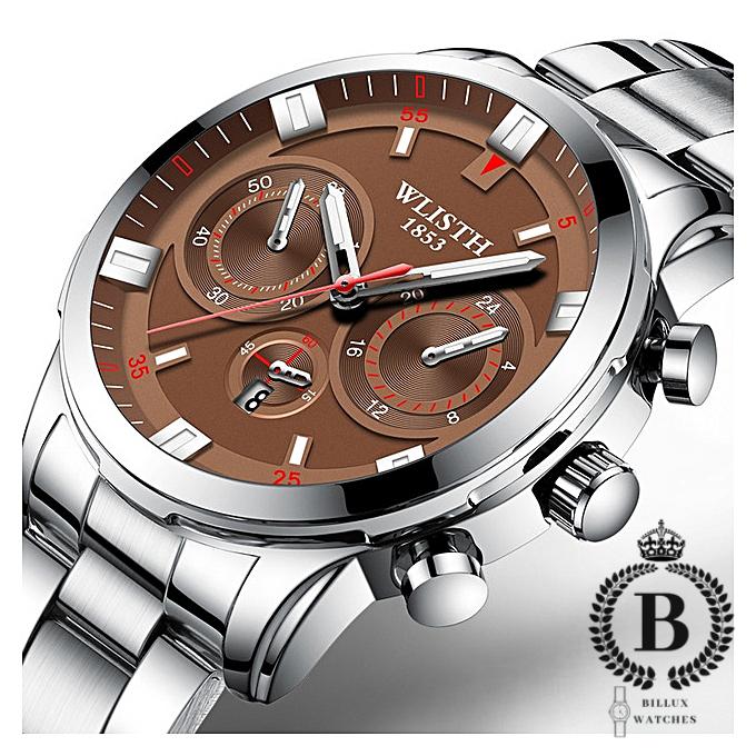 Đồng hồ Nam Wlisth 1853(S508) dây kim loại - 42mm (3 màu) [WLTMT002]