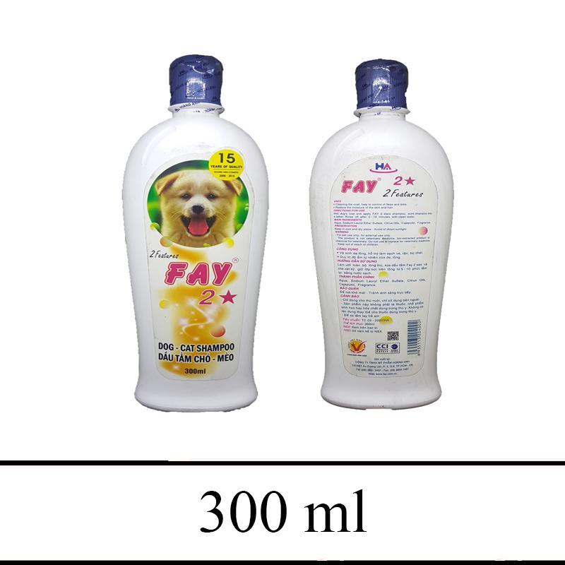 Sữa tắm khử mùi thơm lâu trị ve ghẻ - Fay sữa tắm 2 sao 300ml(Hình sản phẩm có thể thay đổi theo lô)