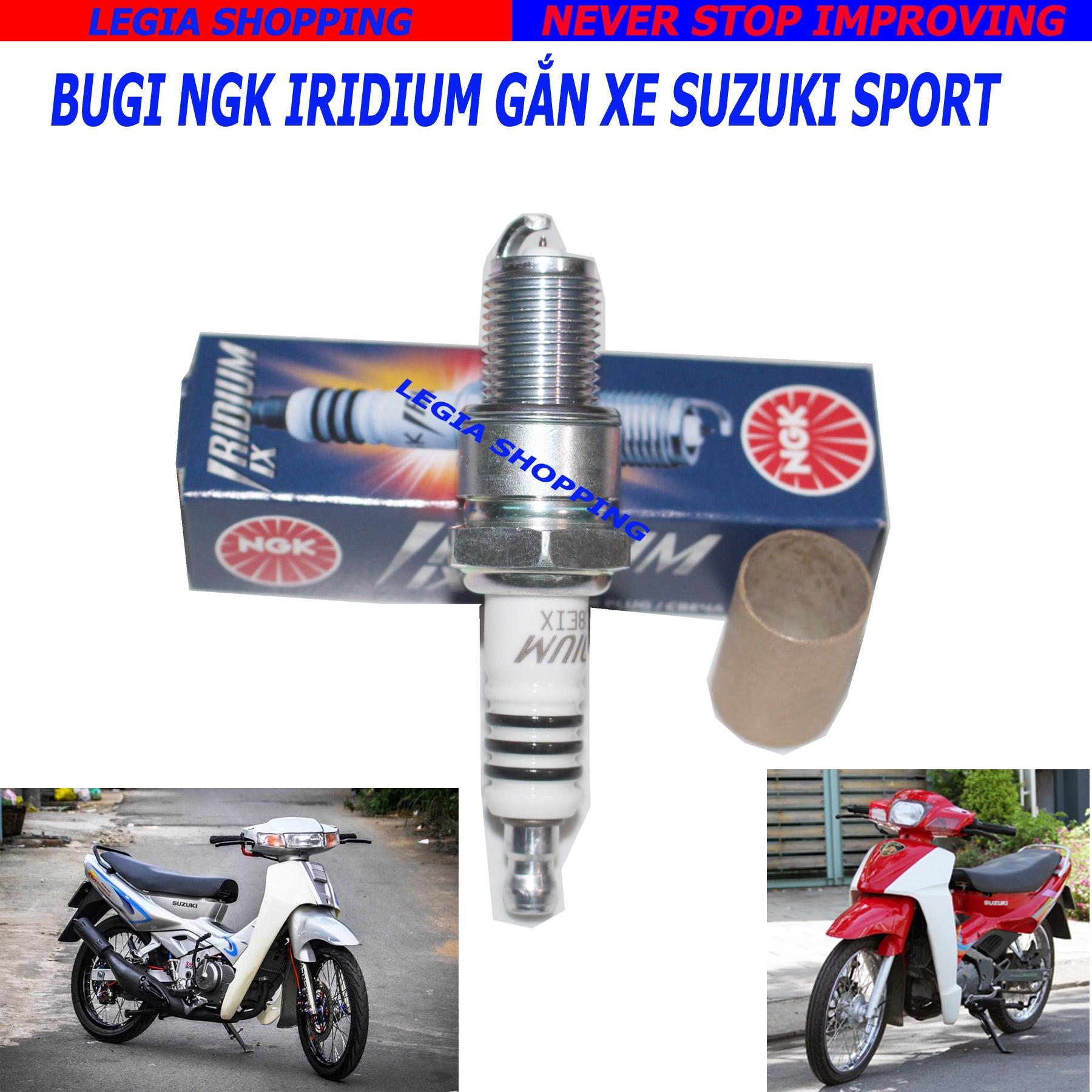 BUGI NGK IRIDIUM BPR8EIX 2 THÌ GẮN SUZUKI SPORT - NOVA DASH - YA Z - NSP