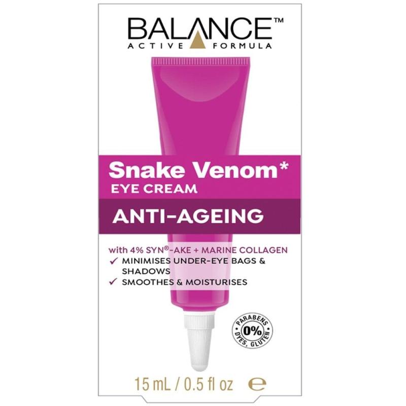 Kem Dưỡng Da Vùng Mắt Balance Snake Venom Eye Cream Anti-Ageing 15ml