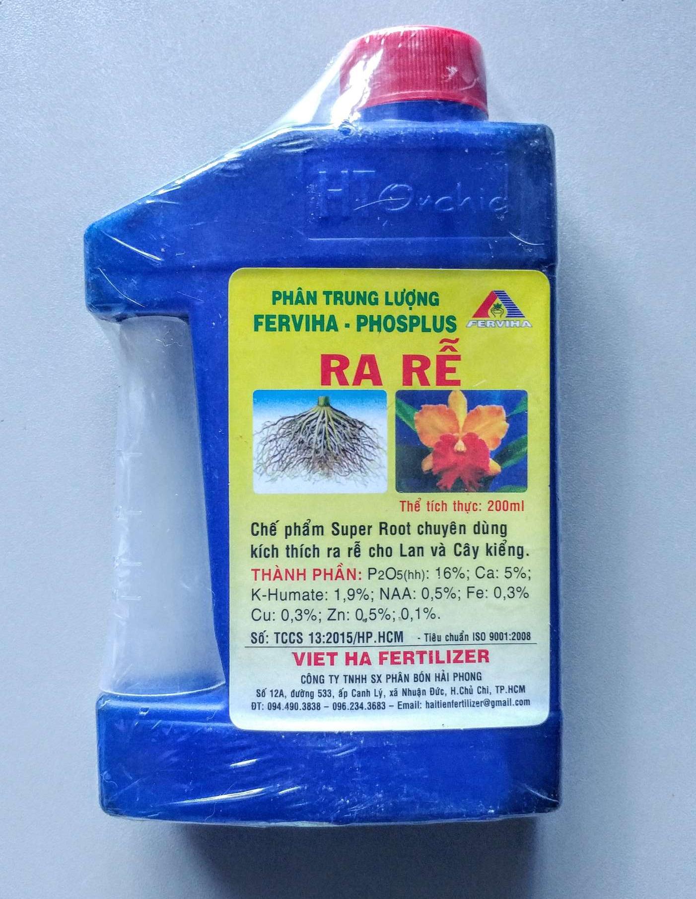 Phân bón kích rễ cho hoa lan, cây cảnh chai 200ml