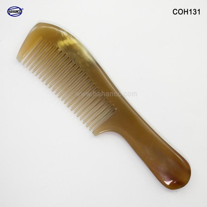 Lược Sừng Xuất Nhật - COH131 (Size: S - 14cm) Mẫu Tiêu Chuẩn - Horn Comb Of HAHANCO - Lược Sừng Trâu - Có Lợi Cho Sức Khỏe nhập khẩu