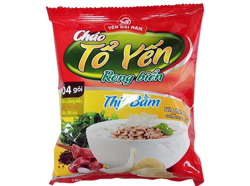10 gói cháo tổ yến rong biển thịt bằm