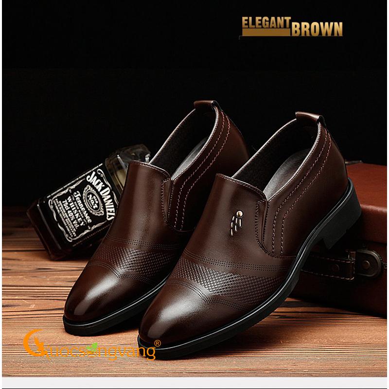 Giày nam tăng chiều cao vô hình giày tây nam tăng chiều cao +6cm GLG070