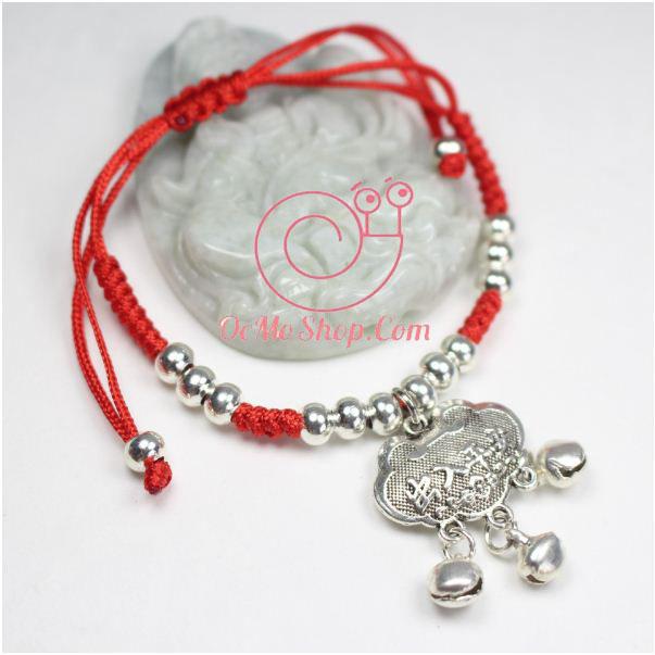 Combo 2 Vòng tay chỉ đỏ khóa trường mệnh dây rút tiện lợi
