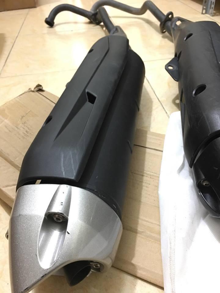 Pô Exciter 150 móc sẵn cổ inox 304 không rỉ