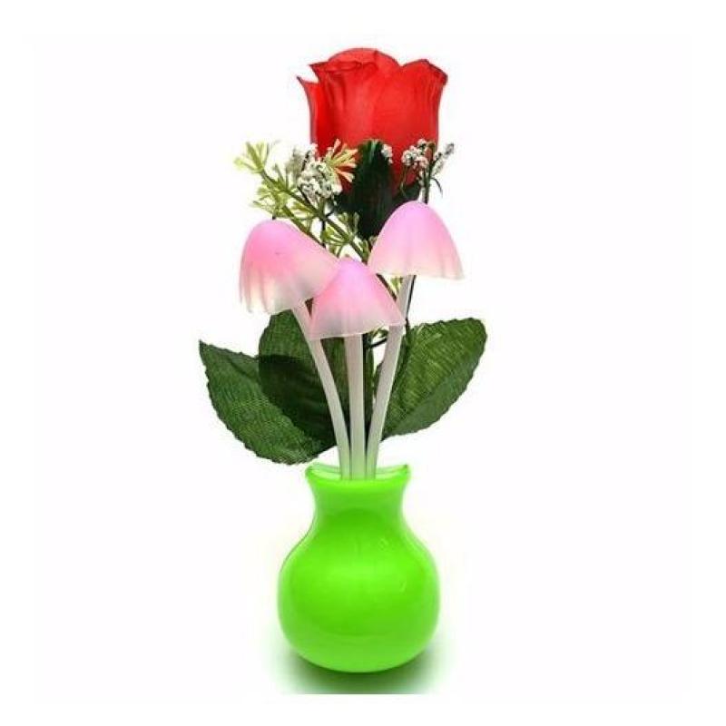 Bảng giá Đèn ngủ cảm ứng nấm chùm và hoa hồng