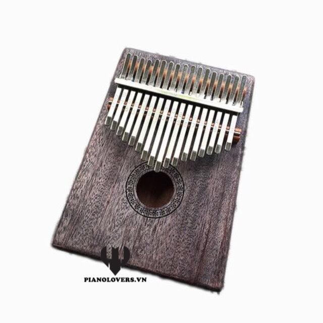 KALIMBA GỖ MÀU TRÀ STILLER 17 PHÍM GIÁ RẺ - THUMB PIANO LOVERS 17 KEYS - HÀNG CÓ SẴN.