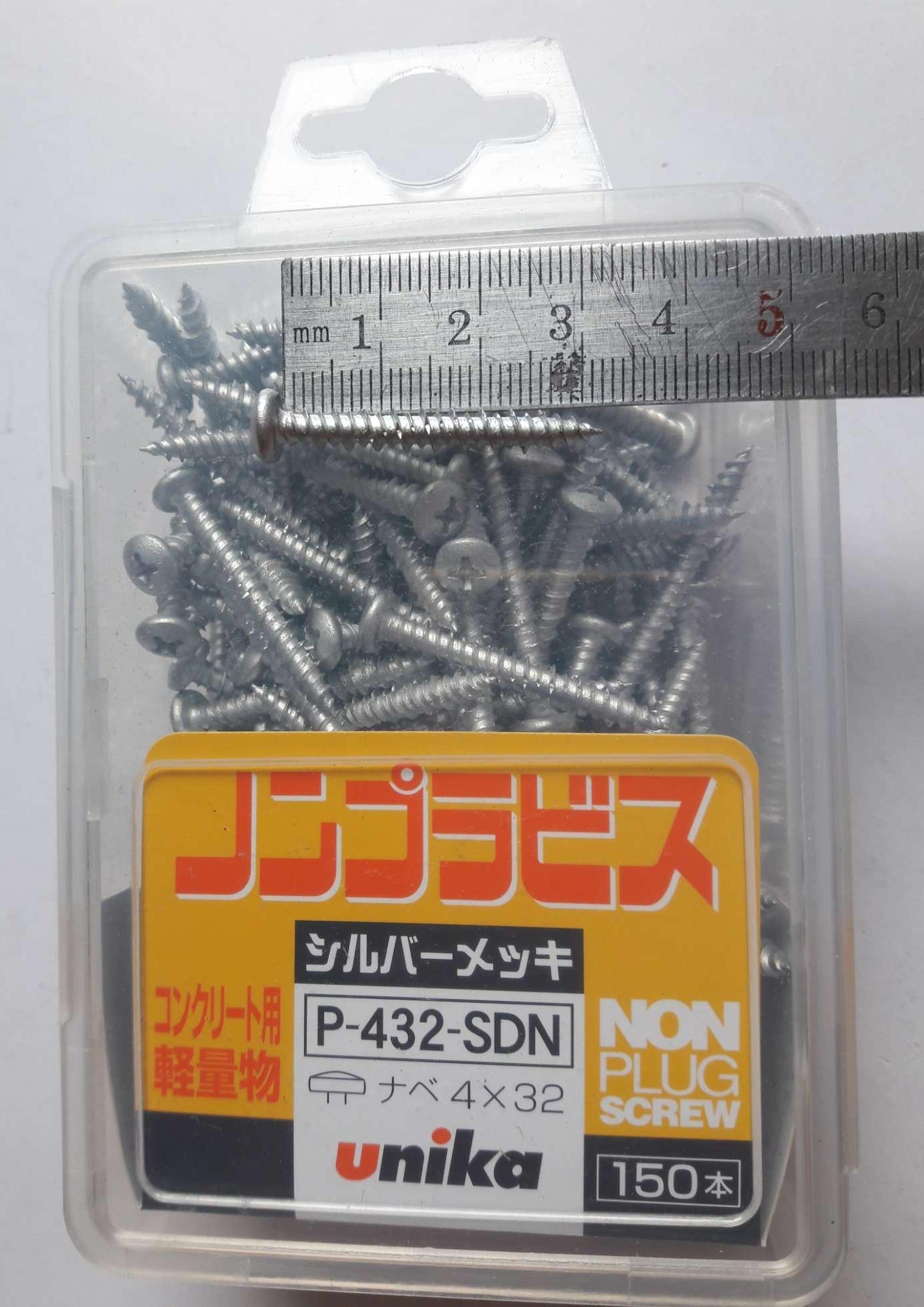 [HCM]Vít nở tường Unika P432 (Đầu dù)