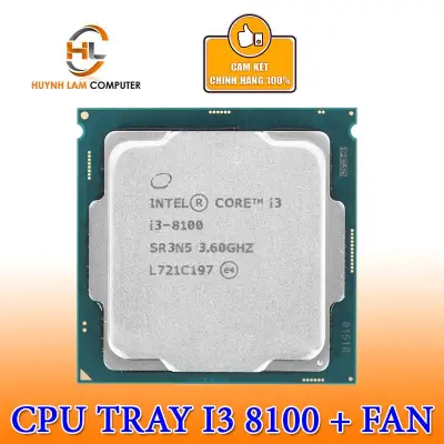 CPU Intel Core I3-8100 Tray 3.6Ghz/ 6MB/ 1151 + Kèm Fan