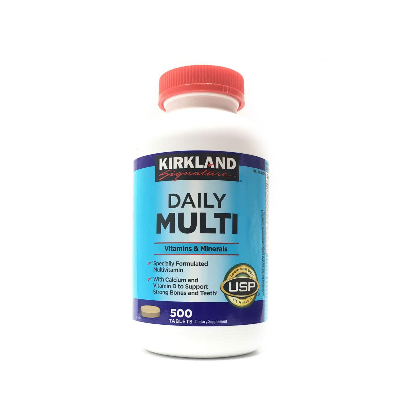 Vitamin Tổng Hợp Multivitamin Kirkland 500 Viên