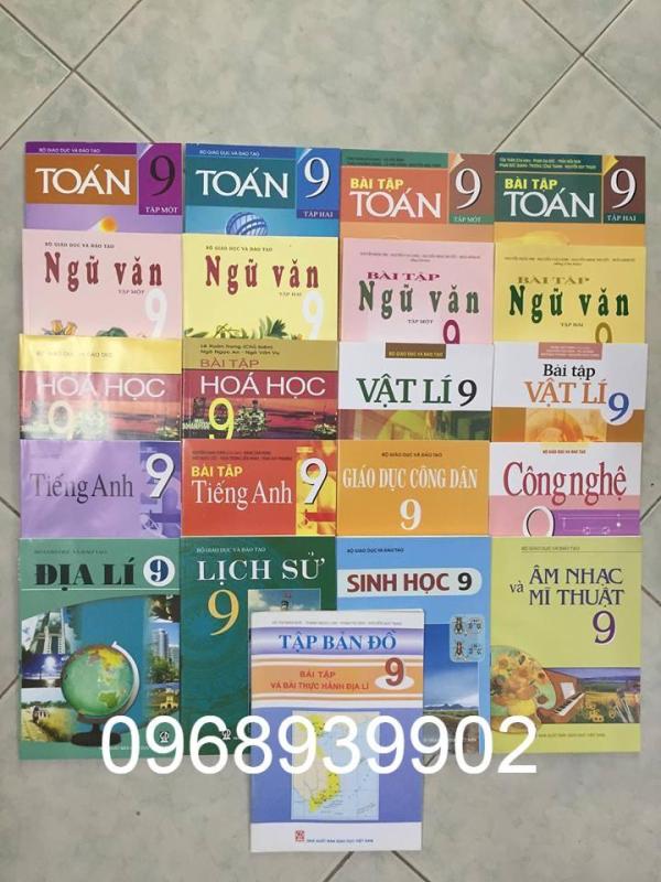 Mua Trọn bộ sách giáo khoa và sách bài tập lớp 9 (21Q) - new 2018