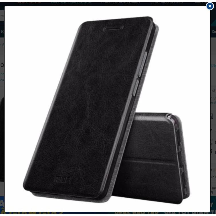 Bao da oppo frind 7 x9007 cao cấp hiệu mofi