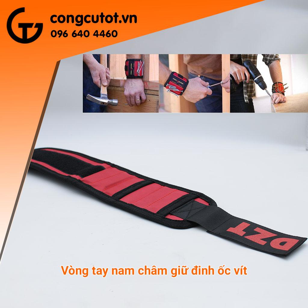 Bao tay nam châm giữ đinh ốc vít