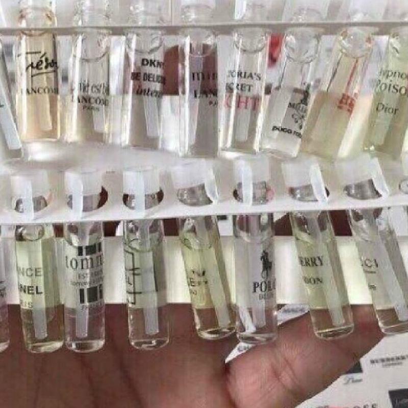 Nước hoa mini chiết 1 hộp 20 ống 2ml