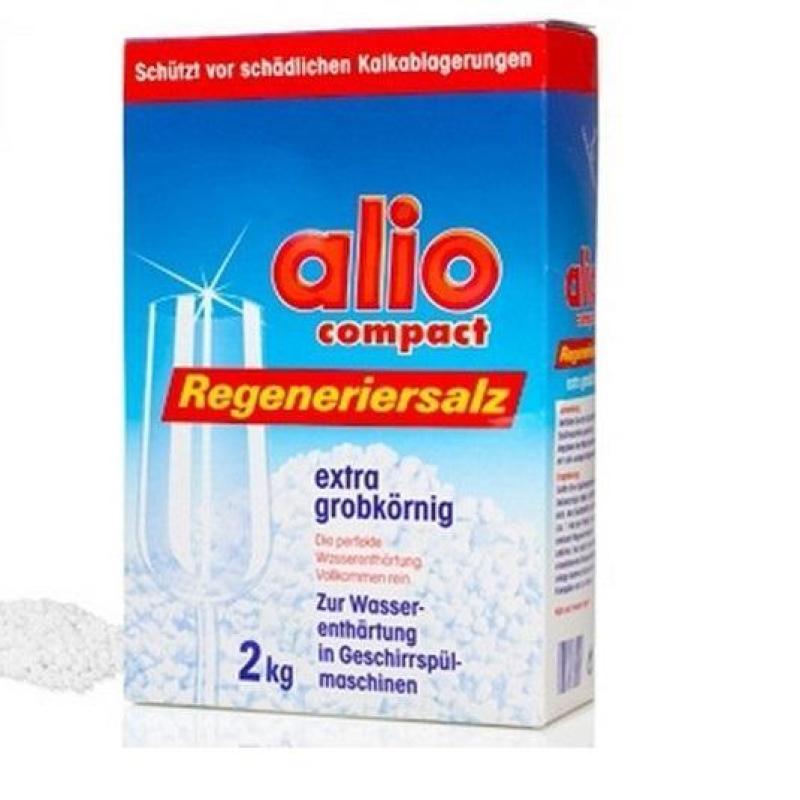 Giá bán KM HÈ Combo 2 hộp Muối rửa bát Alio 2kg nhập khẩu từ đức tặng 1 hộp muối somat 1,2kg madein đức
