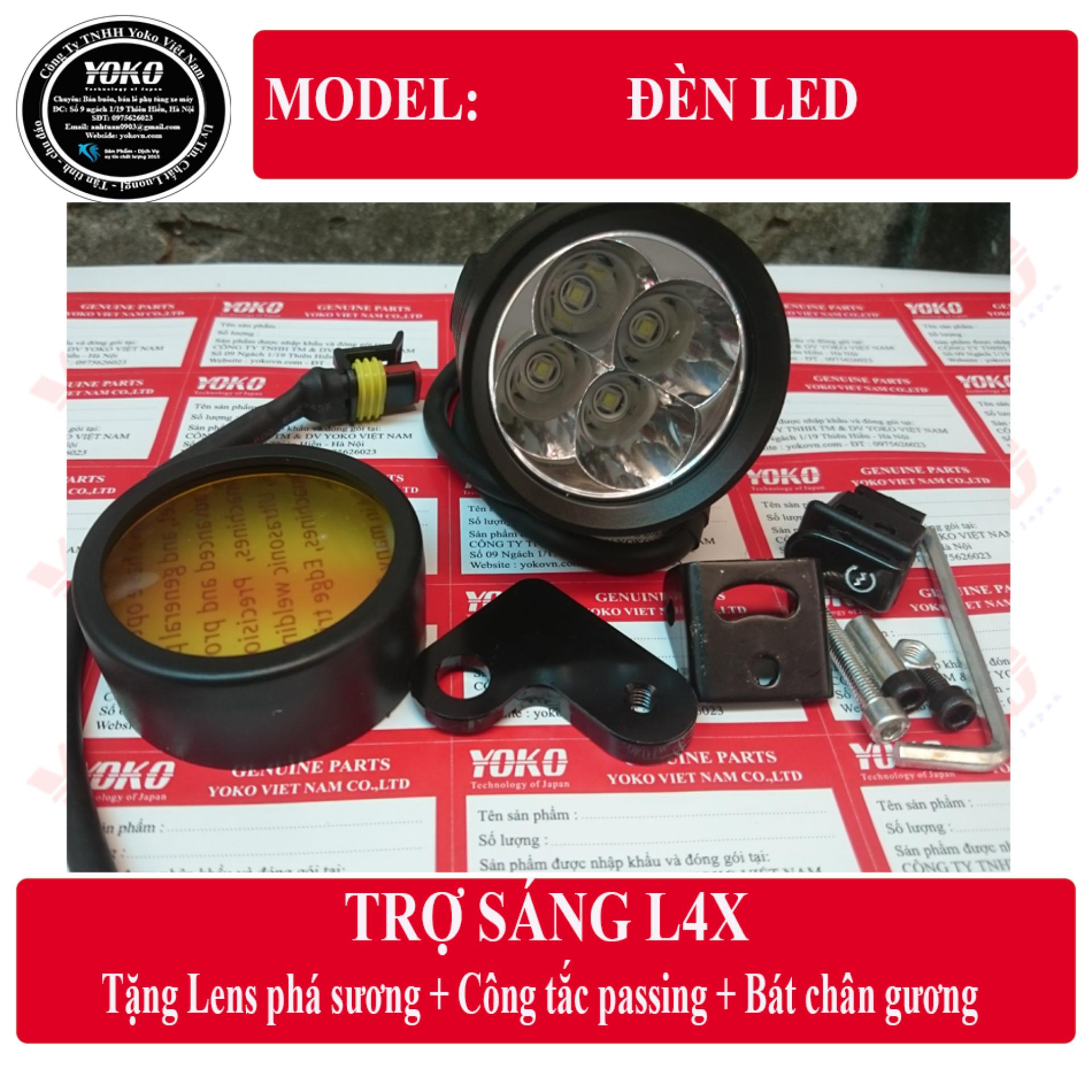 Đèn led trợ sáng l4x chíp led cree loại 1