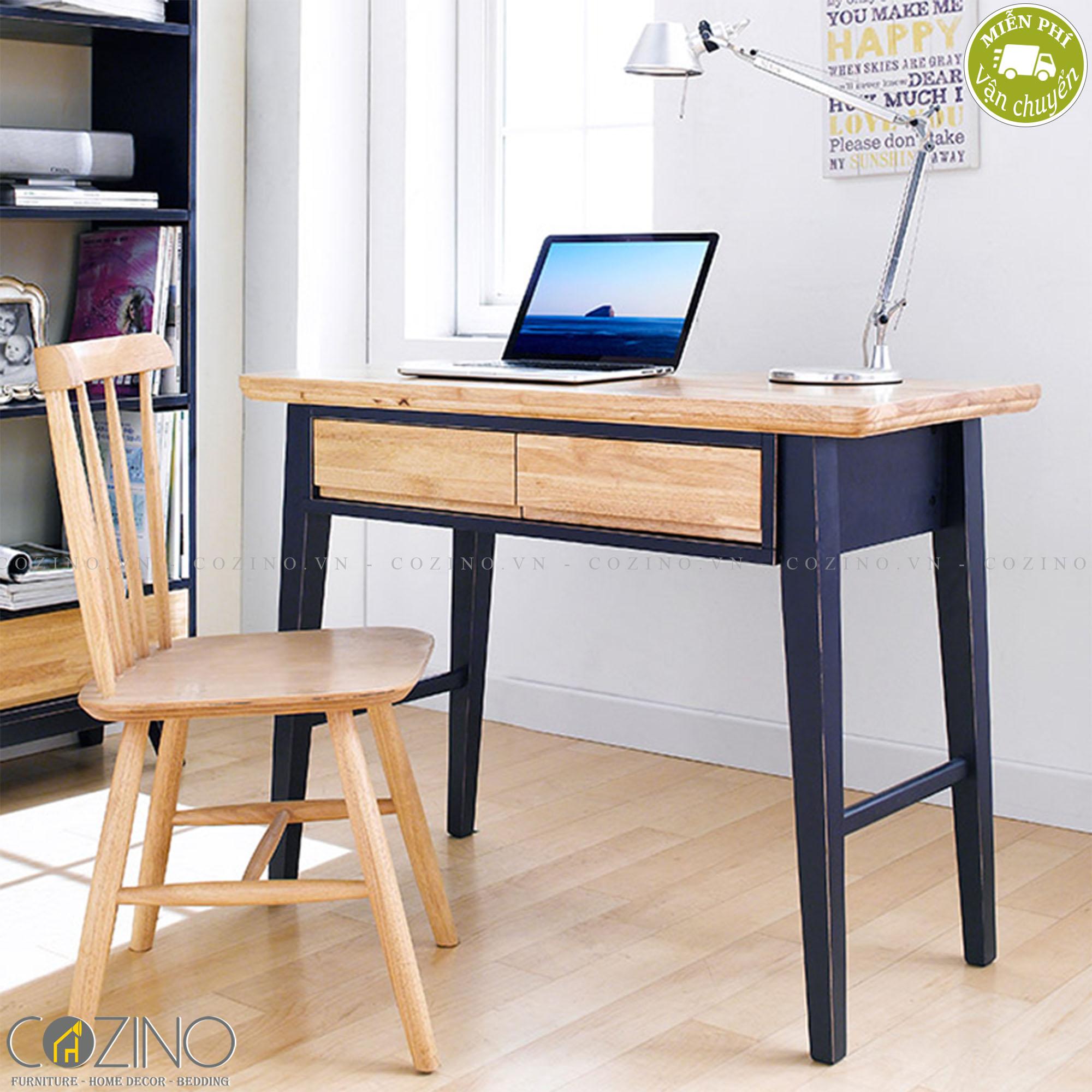 Bàn làm việc nhỏ Lantana gỗ tự nhiên